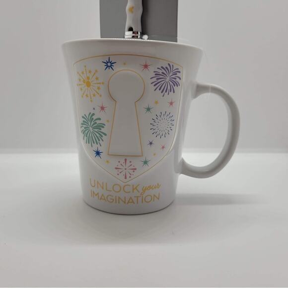 Disney Coffee Mug with Spoon Unlock your imagination - Picture 5 of 5